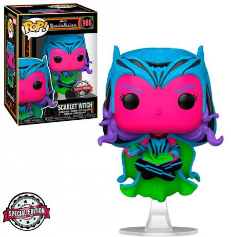 Funko Pop Marvel Blacklight Wandavision Exclusive Scarlet Witch