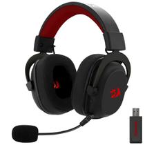 Headset Gamer Redragon Zeus Pro RGB Wireless - Preto