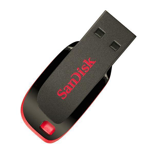 Pendrive Sandisk Cruzer Blade Z50 16GB no Paraguai