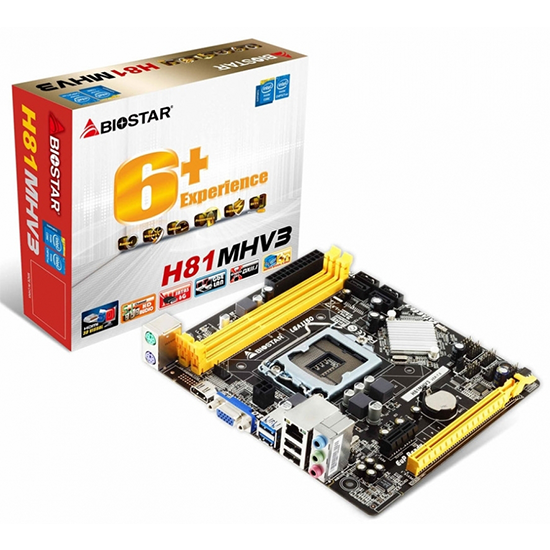 Biostar h81mhv3 совместимость с процессорами