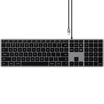 Satechi Teclados ST-UCSW3M Wired Backlit Metal Space Grey