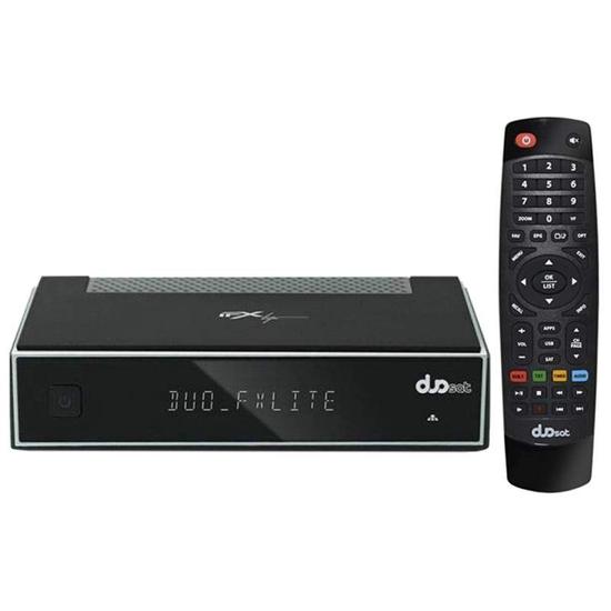 Receptor Fta Duosat Next FX Lite Ultra HD 4K Wifi Bivolt Preto na loja