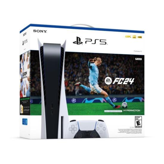 Console Playstation 5 825GB 8K CFI1215A CD Fifa 2024 na loja Alborada