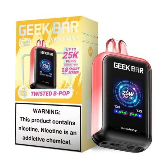 Pod Descartavel Geek Bar Skyview 25K Twisted B-Pop Na Loja Total Vape ...