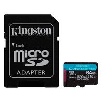 Cartao de Memoria Micro SD Kingston Canvas Go Plus 64GB U3 170MBS  SDCG3/64GB