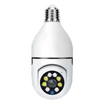 Camera de Seguranca Panoramica Lampada Inteligente Smart MX-3120S-DP 360O / Microfone / Alarma / Wifi / Ac 110-240V / App Yilot - Branco
