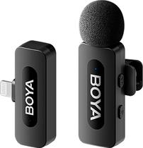 Microfone Sem Fio Boya BY-V1 Lightning - Preto