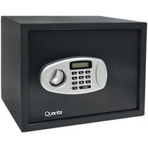 Cofre Digital Quanta QTCOF25 / 25 Litros / Senha de 8 Digitos / A Pilha / 11 Digitos / Alarma - Cinza