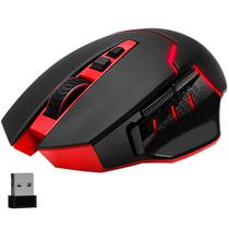 Mouse Gaming Sem Fio Redragon Mirage M690 USB Ate 4.800 Dpi com Backlight Red - Preto