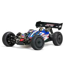 Carro Arrma 1/8 TLR Tuned Typhon 6S 4WD BLX Buggy RTR Red/Blue ARA8406