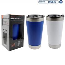 Copo Termico de Cerveja L6001 de 600ML - Varias Cores