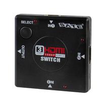 Switch HDMI Satellite A-HD06 3X1 - Preto