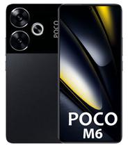 Celular Xiaomi Poco M6 128GB / 6GB Ram / Dual Sim / Tela 6.79 / Cam 108MP - Preto (Global)