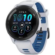 Smartwatch Garmin Forerunner 265 010-02810-01 com GPS e Wi-Fi - Branco/Azul