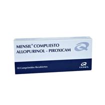 Mensil Compuesto Allopurinol Piroxicam - 10 Comprimidos