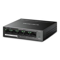 Switch Mercusys MS105GP - 5 Portas - 1000MBPS - Preto