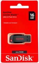 Pendrive Sandisk Cruzer Blade Z50 16GB - Black/Red