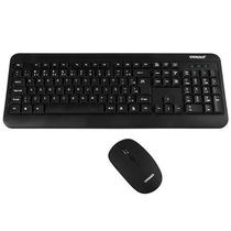 Teclado e Mouse Sem Fio Satellite AK-725G Preto (Espanhol)