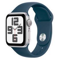 Apple Watch Se 2 MRE13LL/A Caixa Aluminio 40MM Prata - Esportiva Azul