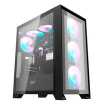 Gabinete Gamer Aigo Darkflash DRX70 Glass Mid Tower - Preto (Caixa Danificada) (4 Fans Argb)