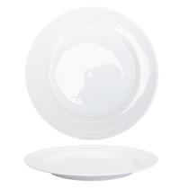 Plato Hondo de Ceramica Blanco 23CM