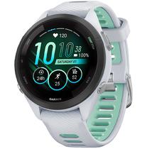 Smartwatch Garmin Forerunner 265S 010-02810-04 com GPS e Wi-Fi - Branco/Verde