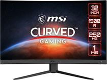 Monitor Gamer MSI 31.5" G32C4X Curvo Black Full HD 1MS/250HZ HDMI/DP