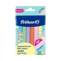 Crayones Pelikan Jumbo Pastel 5679 6 Unidades