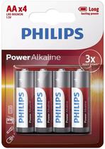 Pilha Philips AAA Power Alkaline LR6P4B/97 (4 Unidades)