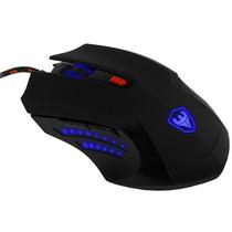 Mouse Optico Satellite A-91 USB de 2.400CPI - Preto