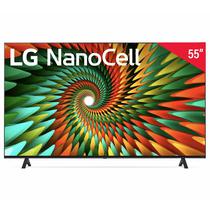 LG TV Smart 55" LED 55NANO77 Plastico 3840 X 2160 4K Nanocell Ultra HD Black