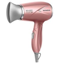 Secador de Cabelo Mondial Golden Rose SC-47-GR 1200W/Bivolt - Rosa/Prata