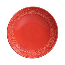 Plato Hondo Porto Brasil Greek 13341601 21 CM Rojo