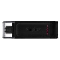 Pendrive Kingston 256GB Datatraveler 70 DT70/256GB USB 3.2  Preto