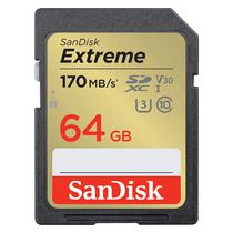 Cartao de Memoria SD Sandisk Extreme 64GB 170MBS - SDSDXV2-064G-Gncin
