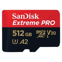 Cartao de Memoria Micro SD Sandisk Extreme Pro 512GB 100MBS - SDSQXCD-512G-GN6MA
