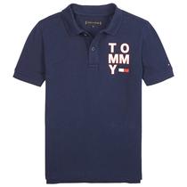 Camiseta Tommy Hilfiger Polo Infantil Masculino M/C KB0KB05430-CBK-03 06 Black Iris