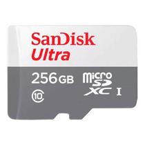 Cartao Micro SD 256GB Sandisk Ultra 100MB C10