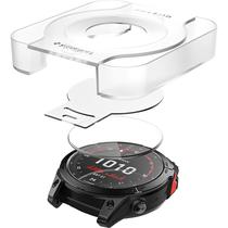 Relogio Smartwatch Garmin Fenix 7X Sapphire Solar - Cinza Carvao (010-02541-13) + Protetor de Tela Spigen AGL04633 2 Unidades