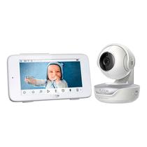 Baba Eletronica Hubble Nursery PAL Deluxe Tela 5" Full HD 300 M Wifi Alexa - Branco