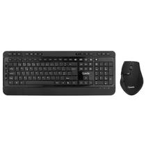 Kit Teclado + Mouse Sem Fio Quanta QTKTM1600 / Portugues - Preto