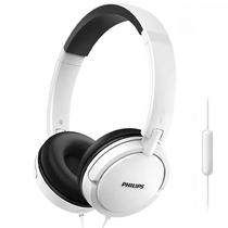 Fone de Ouvido Philips SHL5005WT/00 com Microfone e Cabo de 1.2 Metros - Branco/Preto