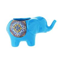 Maceta de Ceramica Concepts 445-344310 Elefante Celeste