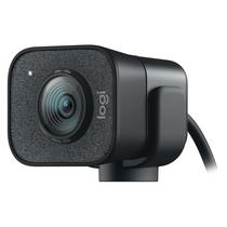 Webcam Logitech Stream Plus Full HD 60 FPS Microfone Integrado 960-001280 - Preto