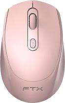 Mouse FTX Wireless FTXG22 4 Botao - Rosa