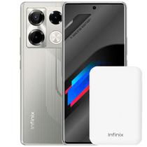 Smartphone Infinix Note 40 Pro 5G NFC Dual Sim de 256GB/8GB Ram de 6.78" 108+2+2MP/32MP - Racing Grey + Carregador Portatil Wireless