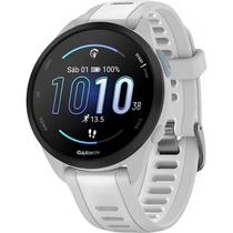 Smartwatch Garmin Forerunner 165 Basic 010-02863-21 com Tela 1.2"/42MM/GPS - Mist Grey/Whiteston