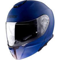 Capacete Axxis Gecko SV Solid A7 - Articulado - Tamanho XXL - com Oculos Interno - Matt Blue