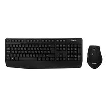 Kit Mouse e Teclado Quanta QTKTM12 - Sem Fio - 1600DPI - Portugues - Preto