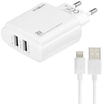 Carregador Lightning Moxom MX-HC20 2 USB - Branco